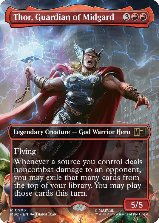 Thor Guardian of Midgard Borderless 503 (Commander: Marvel Super Heroes) 