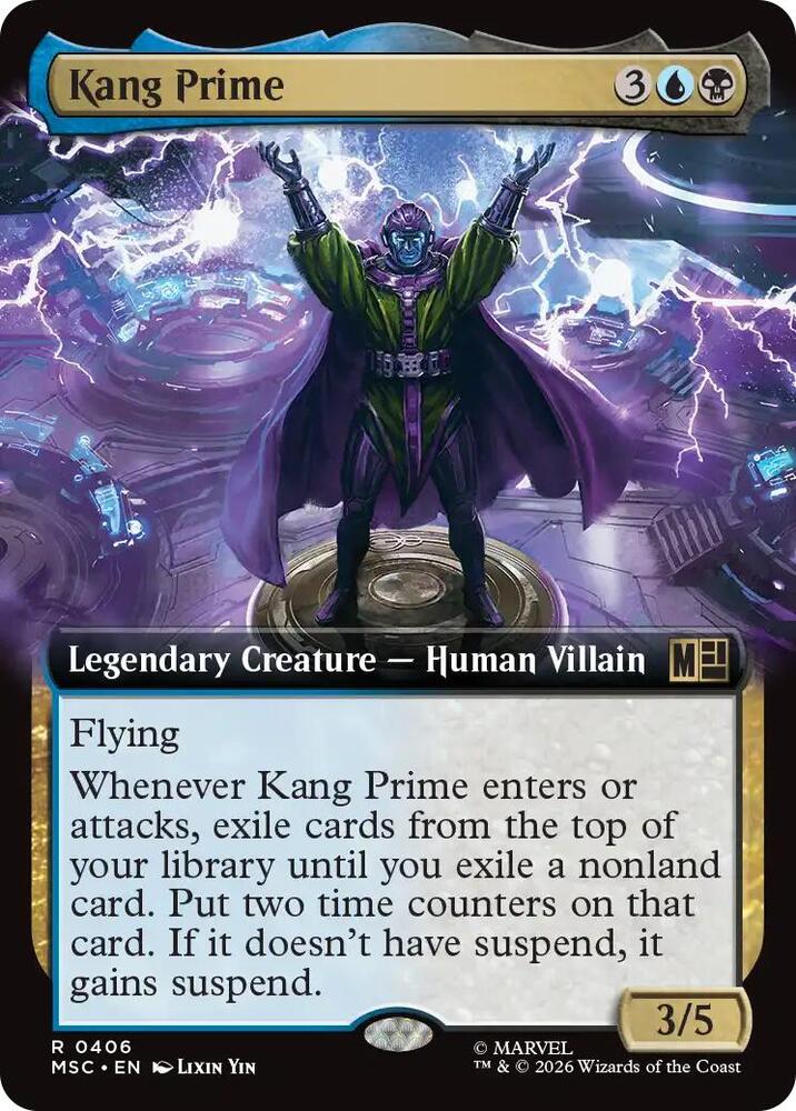 Kang Prime Extended Art 406 (Commander: Marvel Super Heroes) 