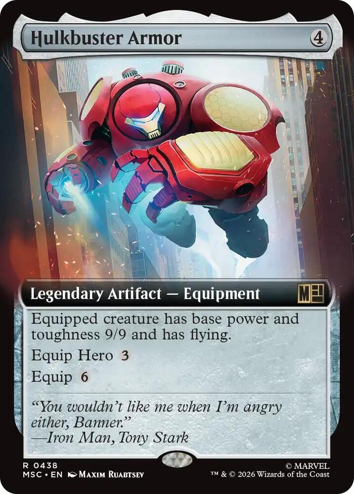 Hulkbuster Armor Extended Art 438 (Commander: Marvel Super Heroes) 