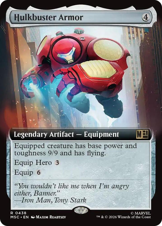 Hulkbuster Armor Extended Art 438 (Commander: Marvel Super Heroes) 