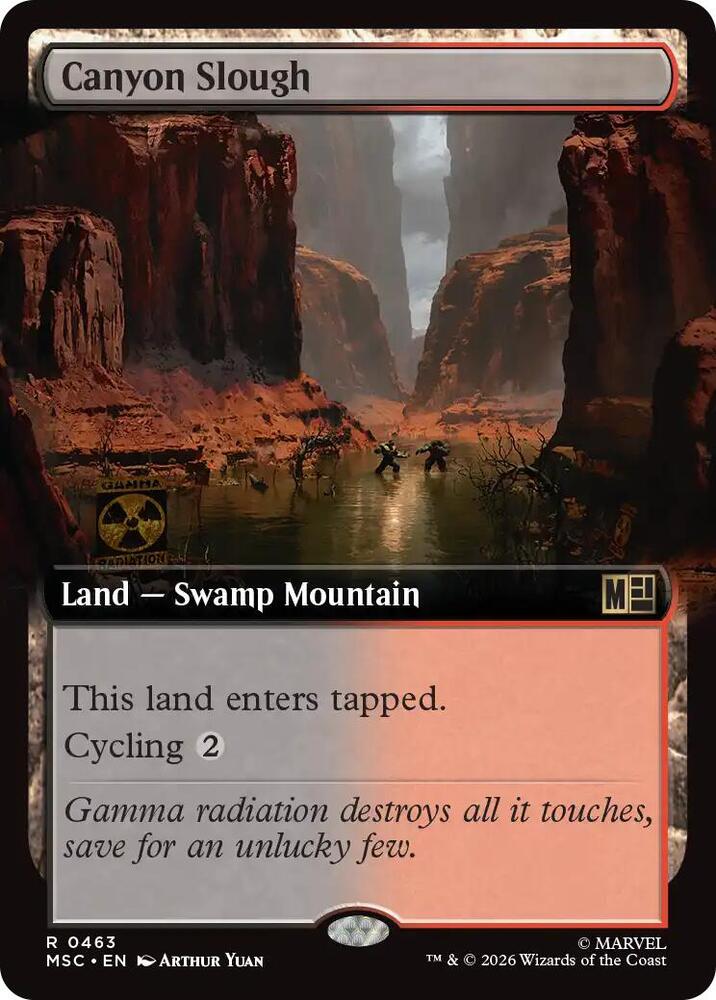 Canyon Slough Extended Art 463 (Commander: Marvel Super Heroes) 