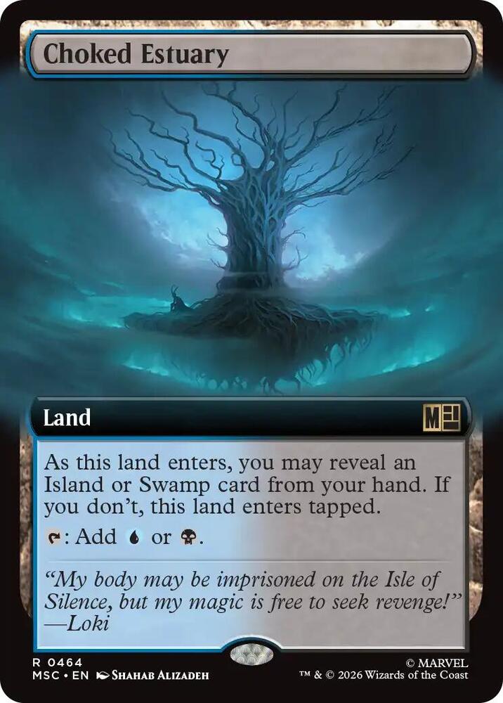 Choked Estuary Extended Art 464 (Commander: Marvel Super Heroes) 