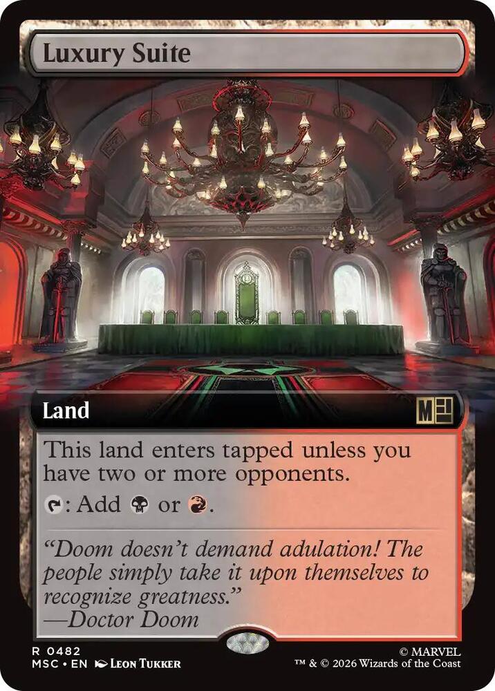 Luxury Suite Extended Art 482 (Commander: Marvel Super Heroes) 