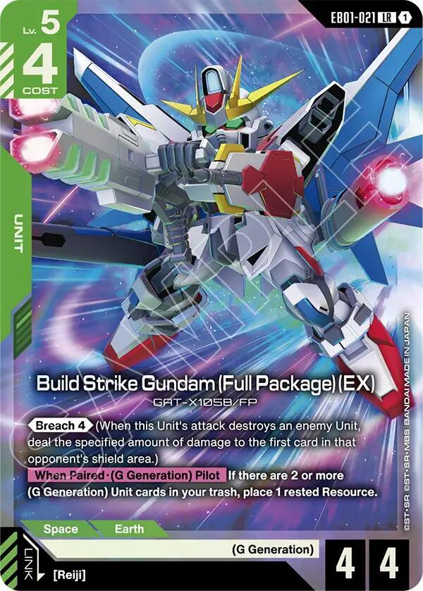 Build Strike Gundam (Full Package)(EX) EB01-021 (Eternal Nexus)  - Holofoil