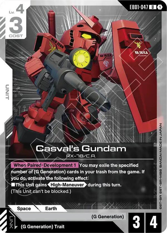 Casval's Gundam EB01-047 (Eternal Nexus) 