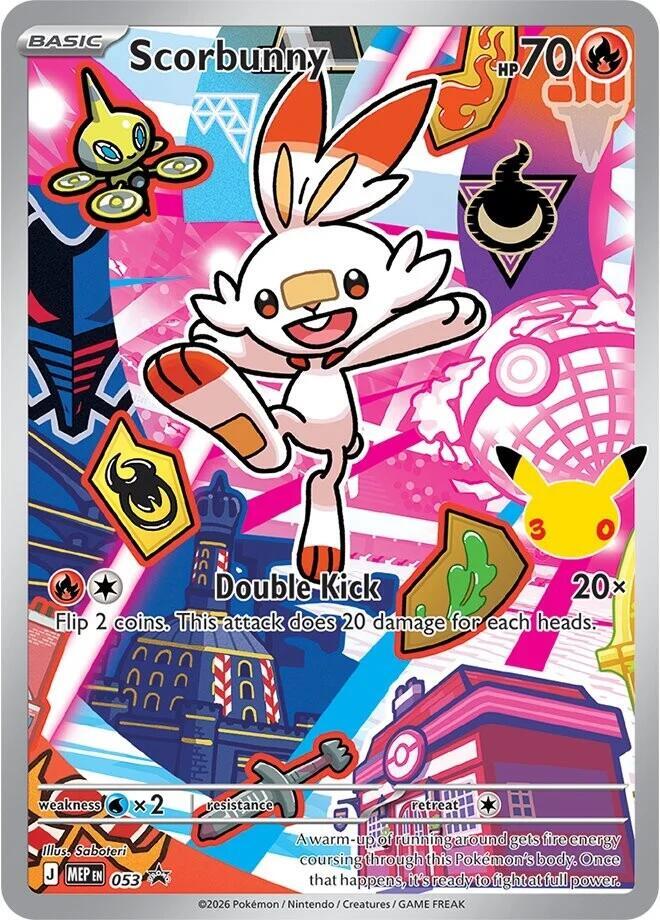 Scorbunny 053 053 (ME: Mega Evolution Promo)  - Holofoil