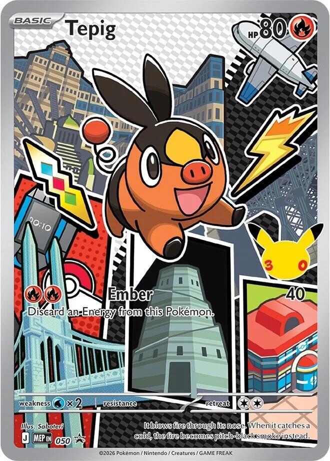 Tepig 050 050 (ME: Mega Evolution Promo)  - Holofoil