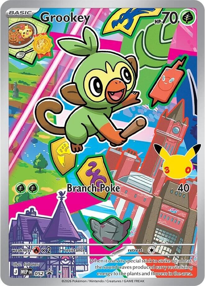 Grookey 052 052 (ME: Mega Evolution Promo)  - Holofoil