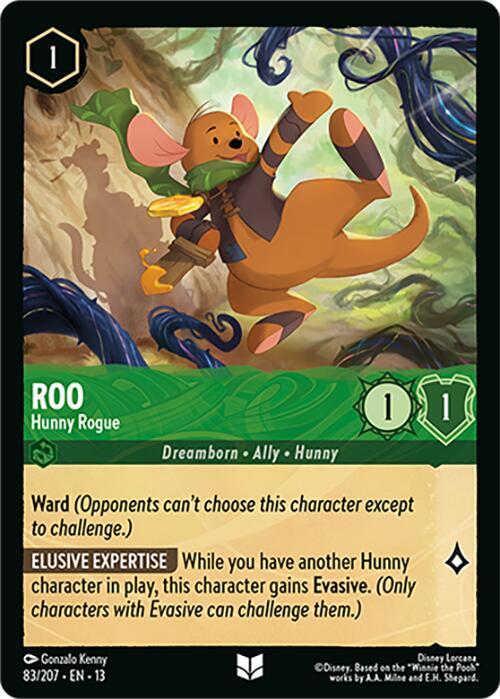 Roo, Hunny Rogue 83/204 (Attack of the Vine!) 