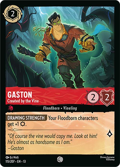 Gaston, Created by the Vine 115/204 (Attack of the Vine!) 