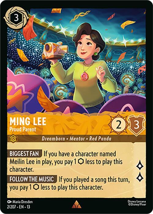 Ming Lee, Proud Parent 2/204 (Attack of the Vine!) 