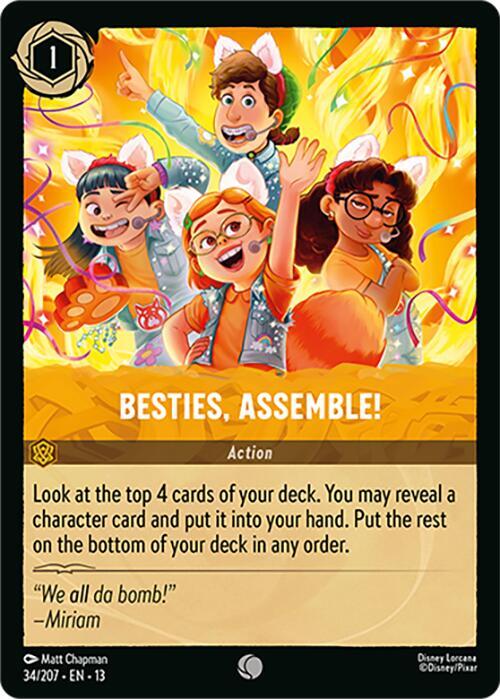 Besties, Assemble 34/204 (Attack of the Vine!)  - Cold Foil