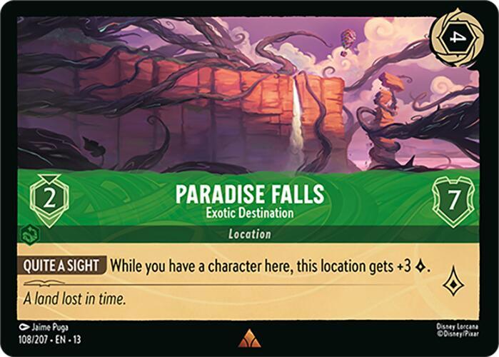 Paradise Falls, Exotic Destination 108/204 (Attack of the Vine!)  - Cold Foil