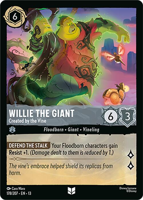 Willie the Giant, Created by the Vine 178/207 (Attack of the Vine!) 