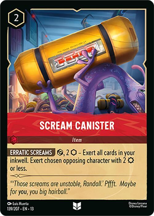 Scream Canister 139/207 (Attack of the Vine!)  - Cold Foil