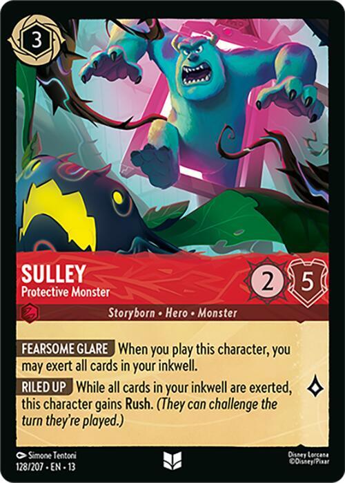 Sulley, Protective Monster 128/204 (Attack of the Vine!)  - Cold Foil
