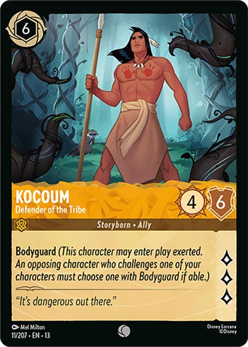 Kocoum, Defender of the Tribe 11/204 (Attack of the Vine!) 