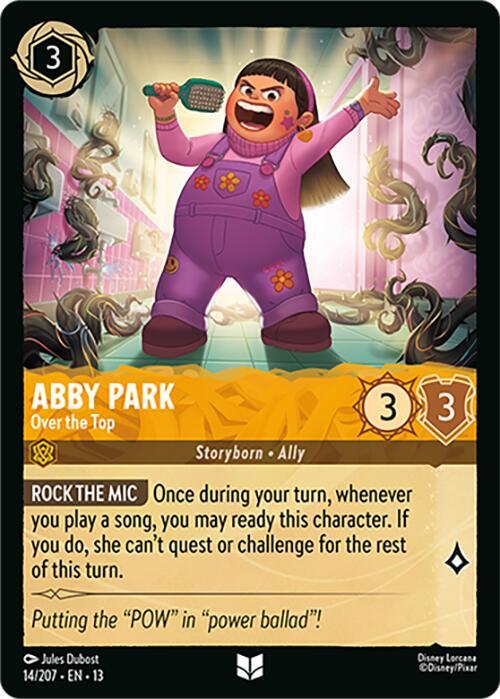 Abby Park, Over the Top 14/204 (Attack of the Vine!)  - Cold Foil