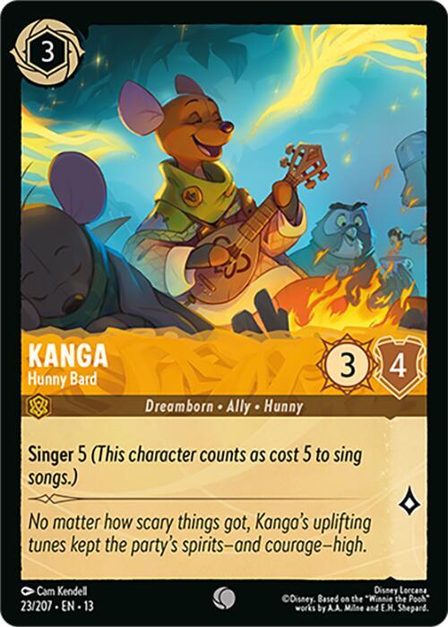Kanga, Hunny Bard 23/204 (Attack of the Vine!)  - Cold Foil