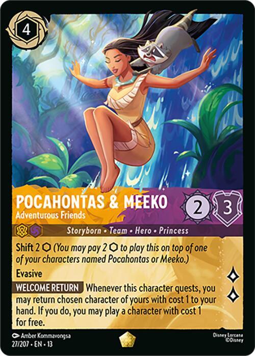 Pocahontas and Meeko, Adventurous Friends 27/204 (Attack of the Vine!) 