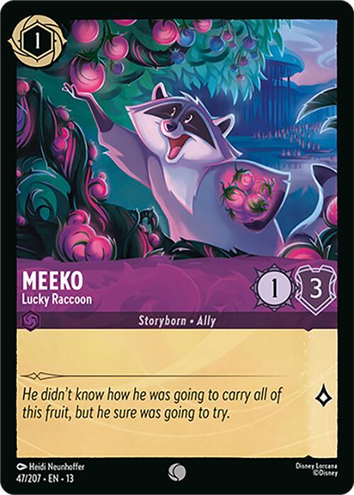 Meeko, Lucky Raccoon 47/204 (Attack of the Vine!) 
