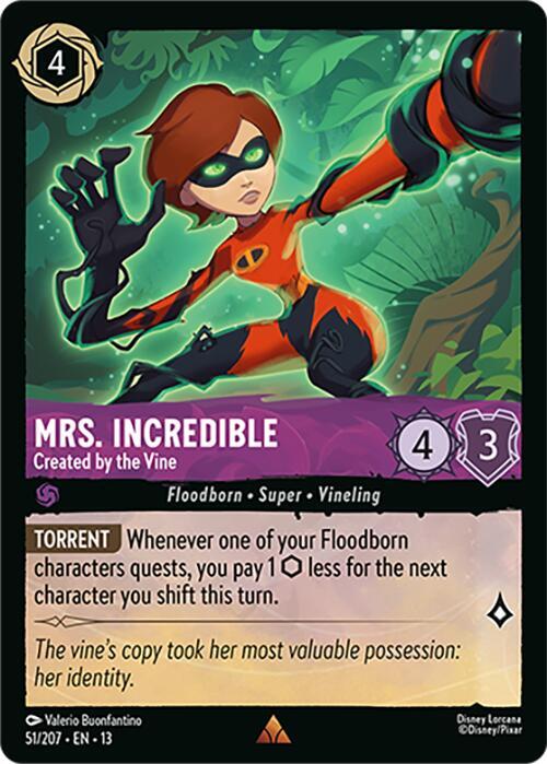 Mrs. Incredible, Created by the Vine 51/204 (Attack of the Vine!) 