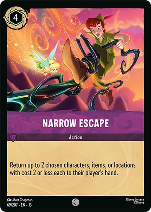 Narrow Escape 69/204 (Attack of the Vine!)  - Cold Foil