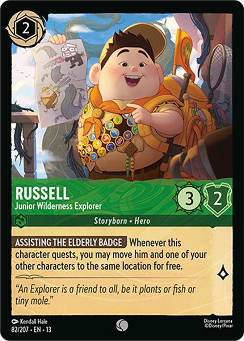 Russell, Junior Wilderness Explorer 82/204 (Attack of the Vine!)  - Cold Foil