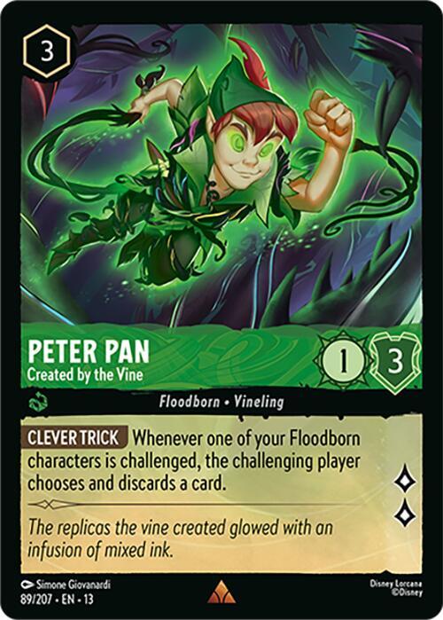 Peter Pan, Created by the Vine 89/204 (Attack of the Vine!) 