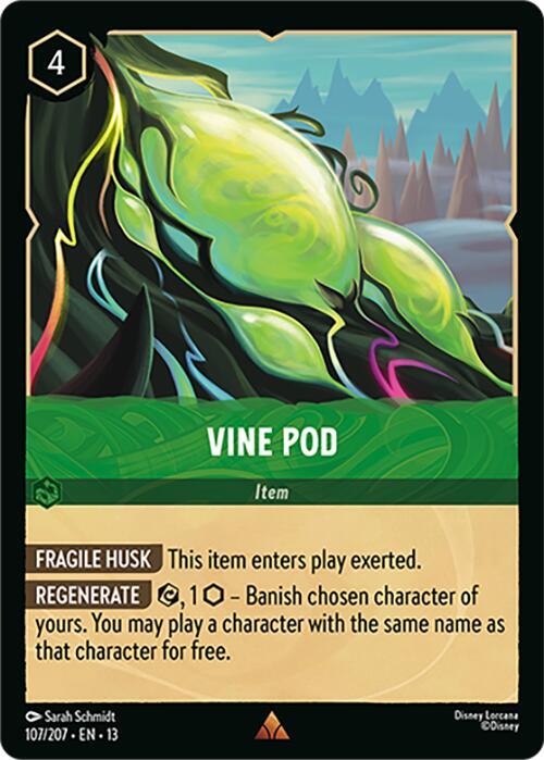 Vine Pod 107/204 (Attack of the Vine!)  - Cold Foil