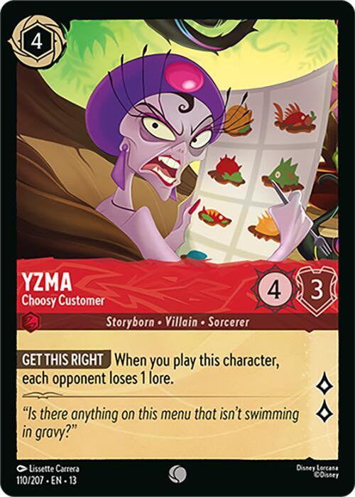 Yzma, Choosy Customer 110/207 (Attack of the Vine!) 
