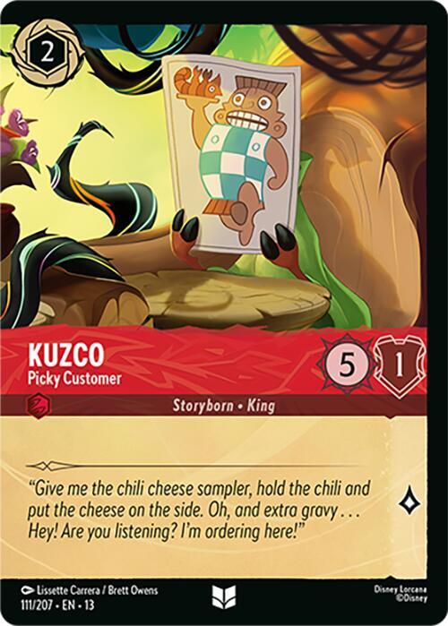 Kuzco, Picky Customer Foil 111/204 (Attack of the Vine!)  - Cold Foil