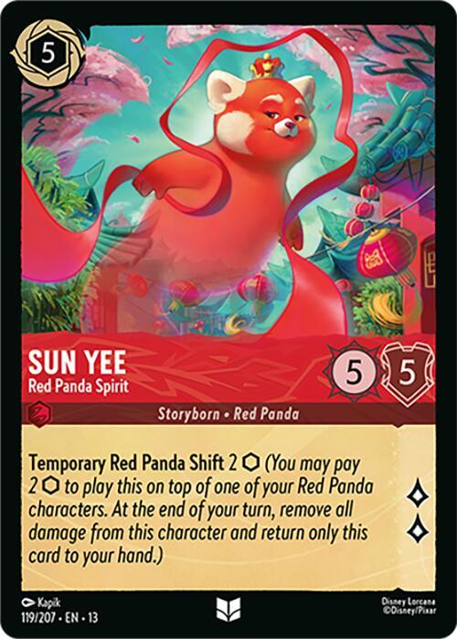 Sun Yee, Red Panda Spirit 119/204 (Attack of the Vine!) 