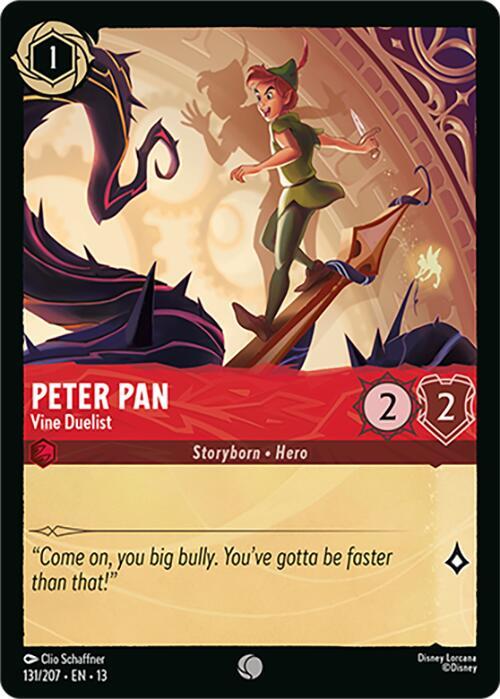 Peter Pan, Vine Duelist 131/204 (Attack of the Vine!) 