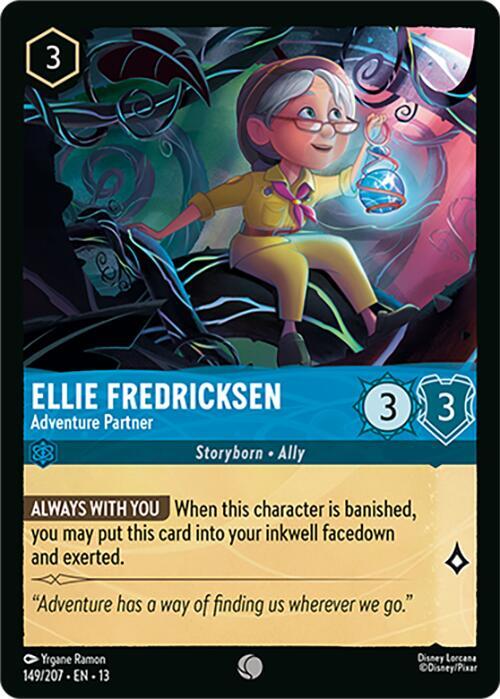 Ellie Fredricksen, Adventure Partner 149/204 (Attack of the Vine!)  - Cold Foil