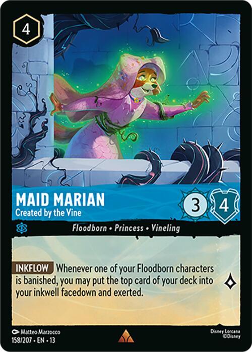 Maid Marian, Created by the Vine 158/204 (Attack of the Vine!) 
