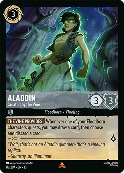 Aladdin, Created by the Vine 177/204 (Attack of the Vine!) 
