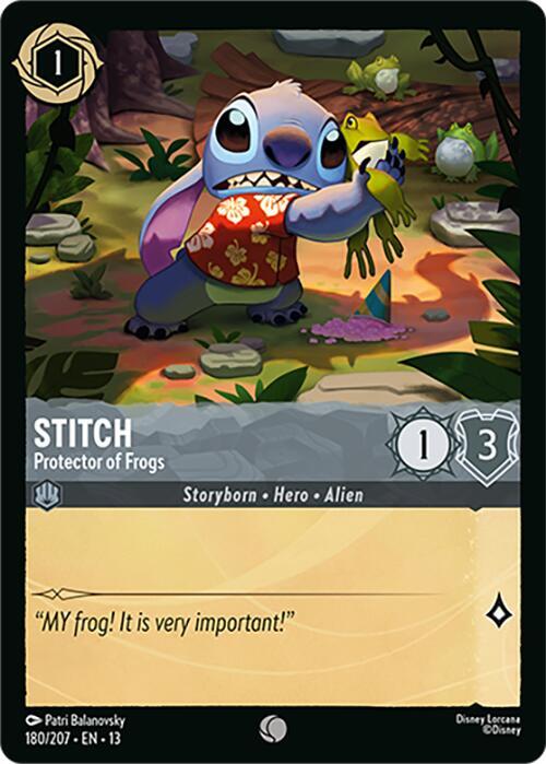 Stitch, Protector of Frogs 180/204 (Attack of the Vine!) 