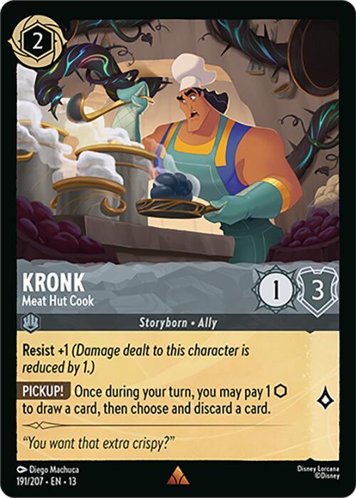 Kronk, Meat Hut Cook 191/207 (Attack of the Vine!)  - Cold Foil