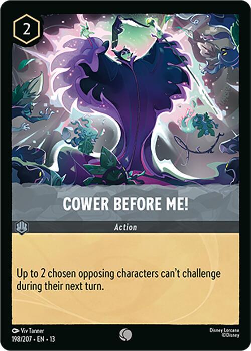 Cower Before Me! 198/204 (Attack of the Vine!)  - Cold Foil