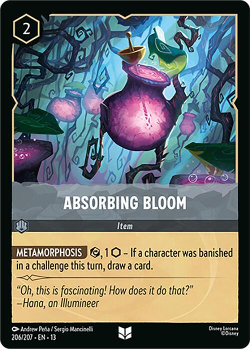 Absorbing Bloom 206/204 (Attack of the Vine!)  - Cold Foil