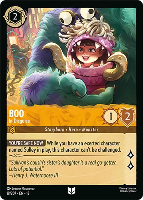 Boo, In Disguise 19/204 (Attack of the Vine!)  - Cold Foil
