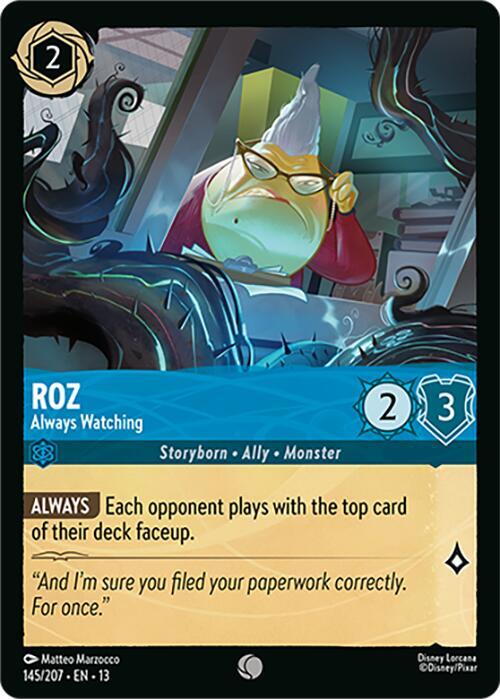 Roz, Always Watching 145/204 (Attack of the Vine!)  - Cold Foil