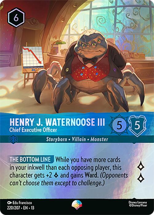 Henry J. Waternoose III, Chief Executive Officer 220/204 (Attack of the Vine!)  - Holofoil