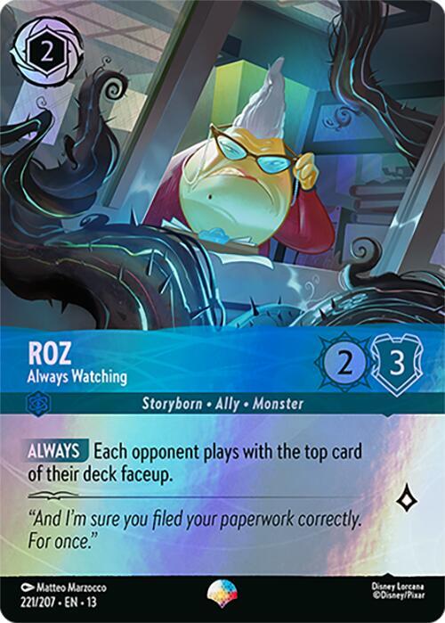 Roz, Always Watching 221/204 (Attack of the Vine!)  - Holofoil