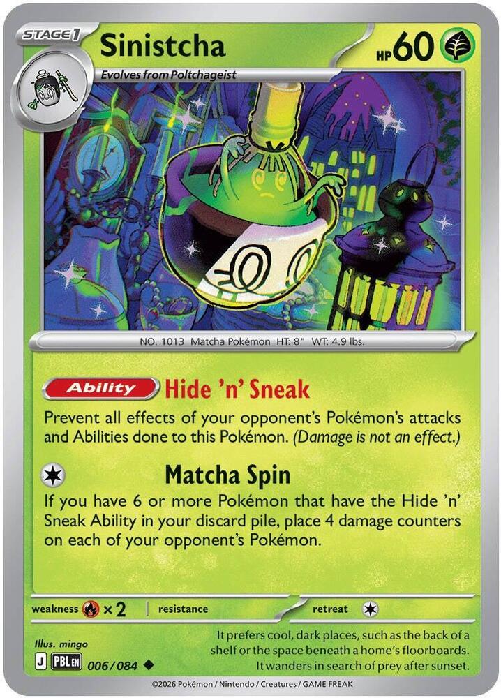 Sinistcha 006/084 (ME05: Pitch Black) 