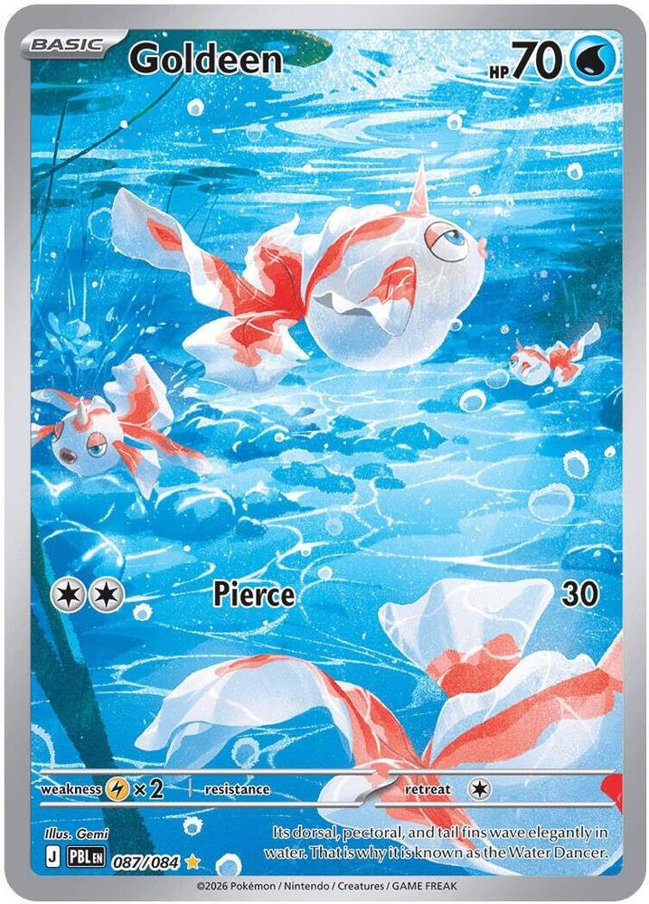 Goldeen 087 084 087/084 (ME05: Pitch Black)  - Holofoil