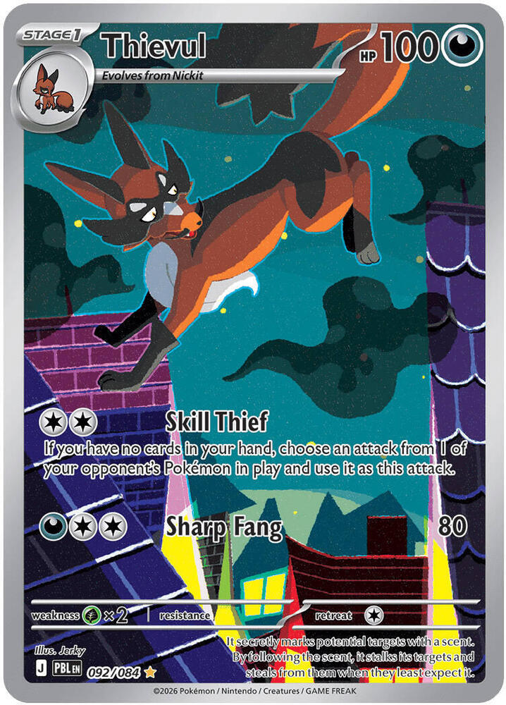 Thievul 092 084 092/084 (ME05: Pitch Black)  - Holofoil