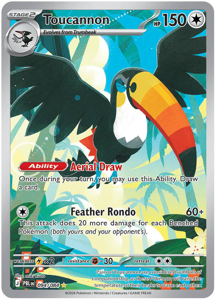 Toucannon 094 084 094/084 (ME05: Pitch Black)  - Holofoil