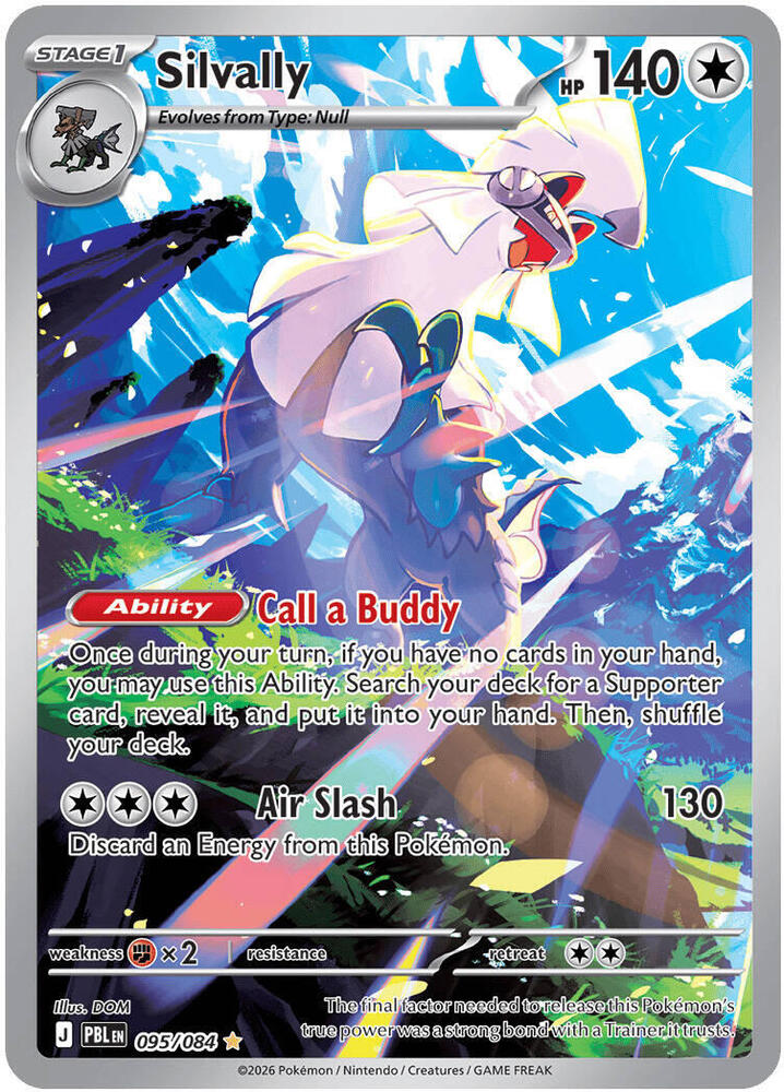 Silvally 095 084 095/084 (ME05: Pitch Black)  - Holofoil